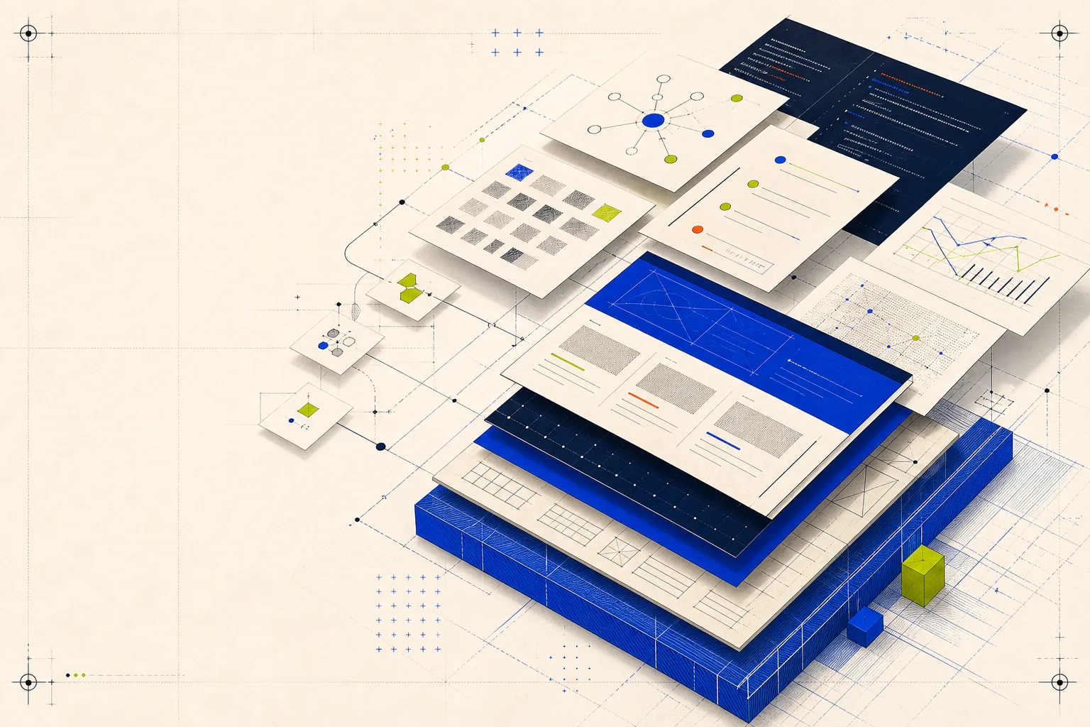 Layered research, content, code, and analytics artifacts forming a complete affiliate publication.